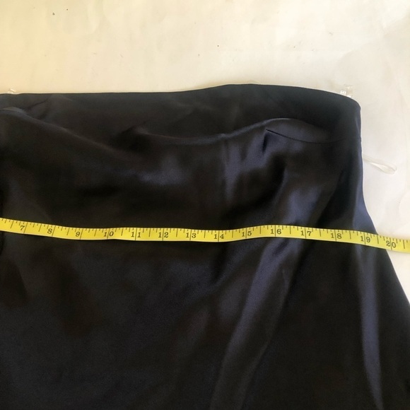 Wild Fable Women's Black Satin Strapless Tube Draping Back Mini Dress Size XL - Picture 13 of 14